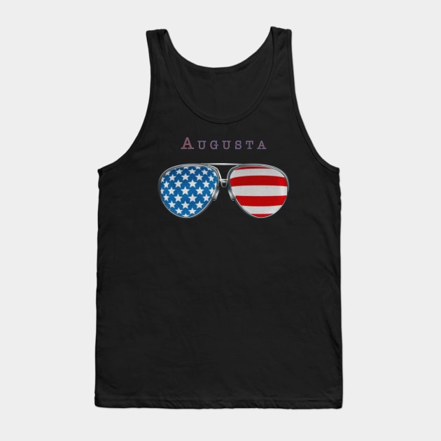 USA GLASSES AUGUSTA Tank Top by SAMELVES